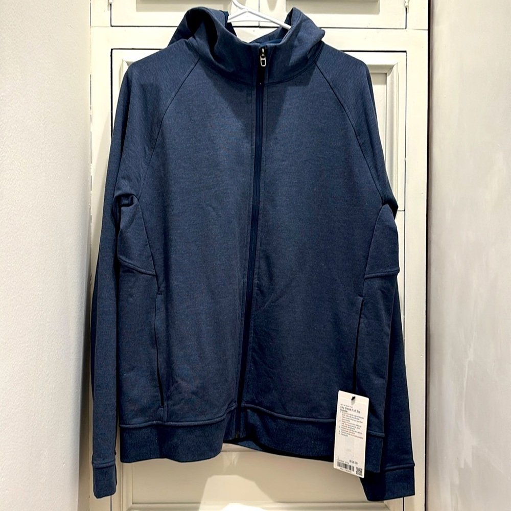 Lululemon City Sweat Full Zip Hoodie Size Large Navy Blue BRAND NEW with tags